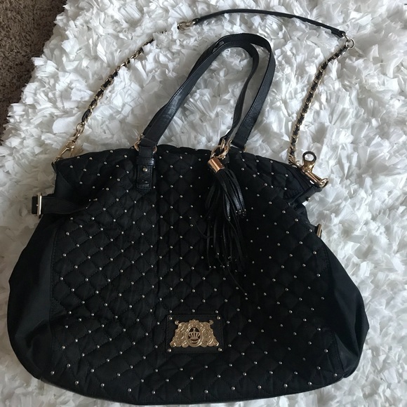 Large black juicy couture purse - Picture 1 of 5